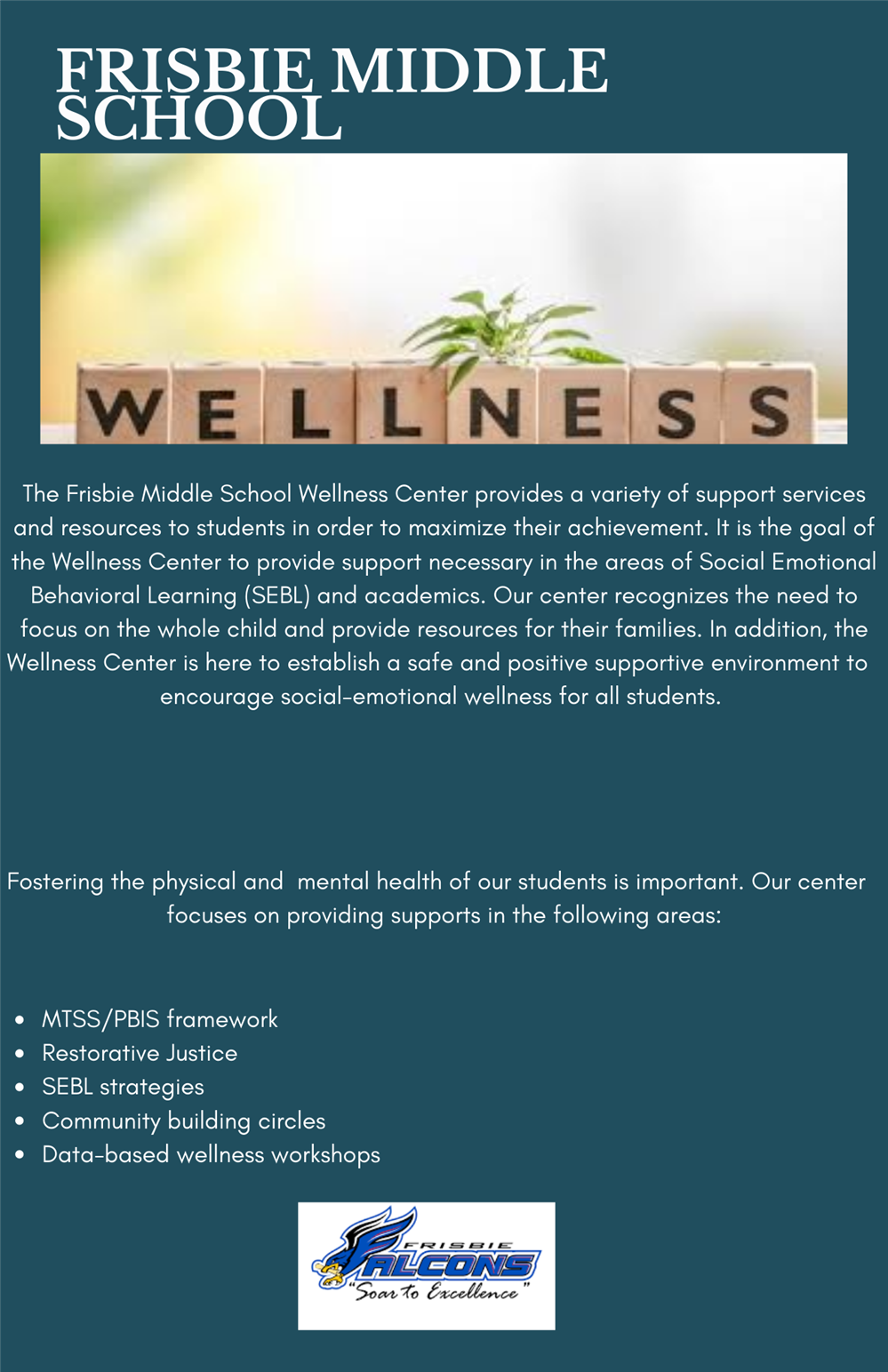 Wellness Center flyer